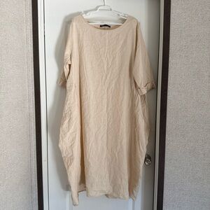 Chic Cream Beige Maxi Dress